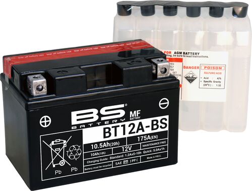 BS Battery  BT12A-BS MF (cp) Maintenance Free