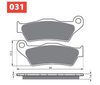 GOLDFREN Jarrupalat 031 Ceramic Carbon S33