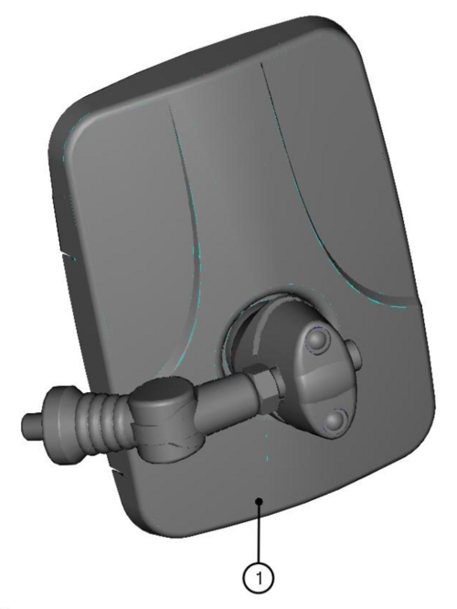 DFK Peili (irto, 1kpl.) Can Am Defender Traxter Maverick