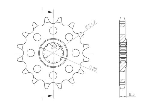 Supersprox / JT Front sprocket 1537.14