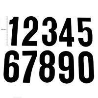 TMV Digits 150mm Black '8' (20pcs)