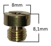 Pääsuutin, # 76 , Pyöreä, 6mm, Yhteensopiva: Dellorto