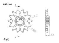 Supersprox eturatas KTM SX65 98- z13