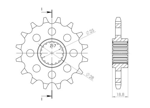 Supersprox / JT Front sprocket 704.15