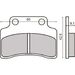 Brake pads, Front