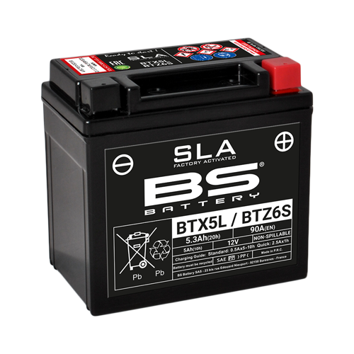 BS Battery  BTX5L (FA) SLA - Sealed & Activated