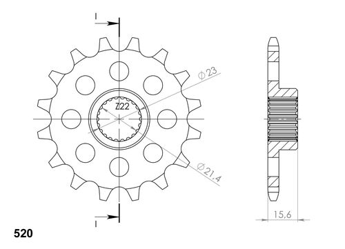 Supersprox / JT Front sprocket 577.14