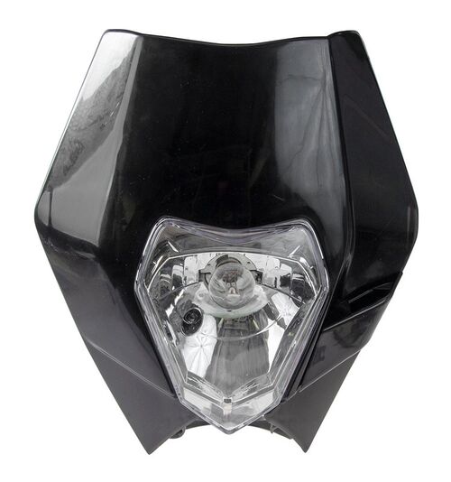 Forte Valomaski, Yleismalli / KTM, Musta, sis. Kiinikekumit