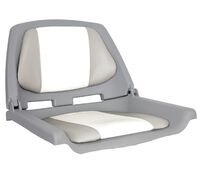 OS FISHERMANS SEAT FOLDING PADDED GREY/WHITE