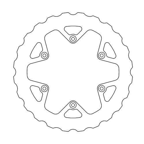 Moto-Master Nitro rear Mud disc Yamaha YZ450F 2020>