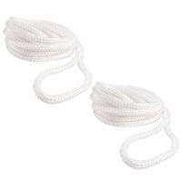 Qvarken Lepuuttajaköysi 10mm 2m valkoinen 2kpl