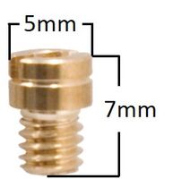 Pääsuutin, # 92 , Pyöreä, M4, Yhteensopiva: Keihin