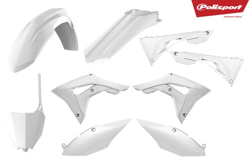 Polisport plastic kit CRF250 18-21/CRF450 17-20 white