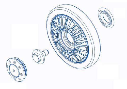 Camso Replacement wheel 134mm