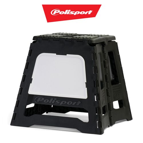 Polisport Motostand varikkopukki musta/valkoinen