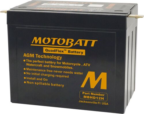 Motobatt akku, MBHD12H