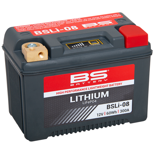 BS Battery BSLI-08 Lithiumakku