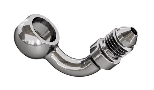 Goodridge Banjoliitin 90° SS (11.1mm)