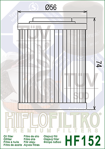 HiFlo öljynsuodatin HF152