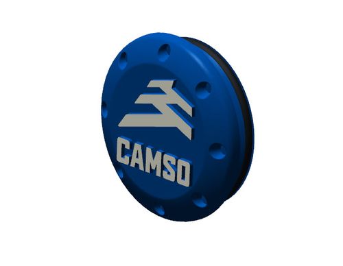 Camso New hub cap blue