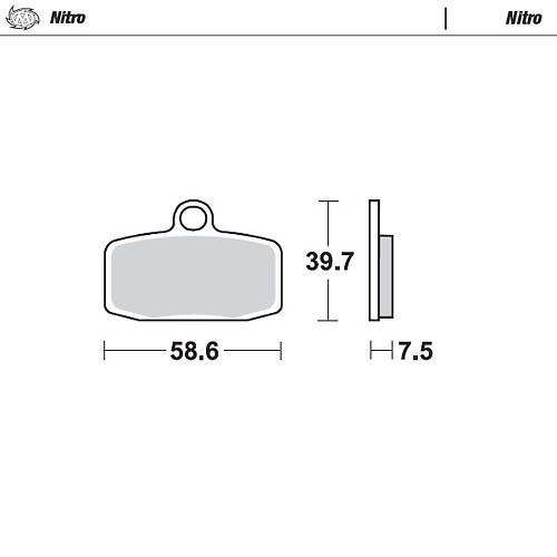 Moto-Master Brakepad KTM front: Freeride E 2012>, SX85 2012>, Freeride 350 201