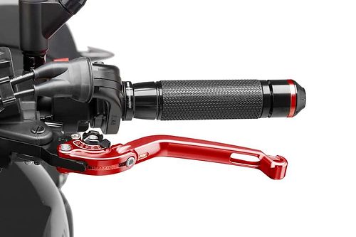 Puig Foldable Clutch Lever 16'C/Red Selector C/Black