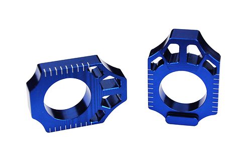 Scar Axle Blocks - Sherco Blue color