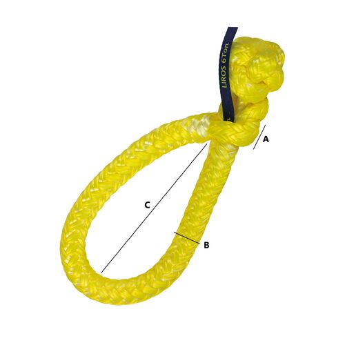 Soft Shackle yellow 6t
