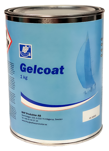 Marine Pro Gelcoat-Topcoat 1kg 80540 valkoinen