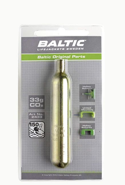 Baltic CO2 patruuna 33g + varmistinnastat