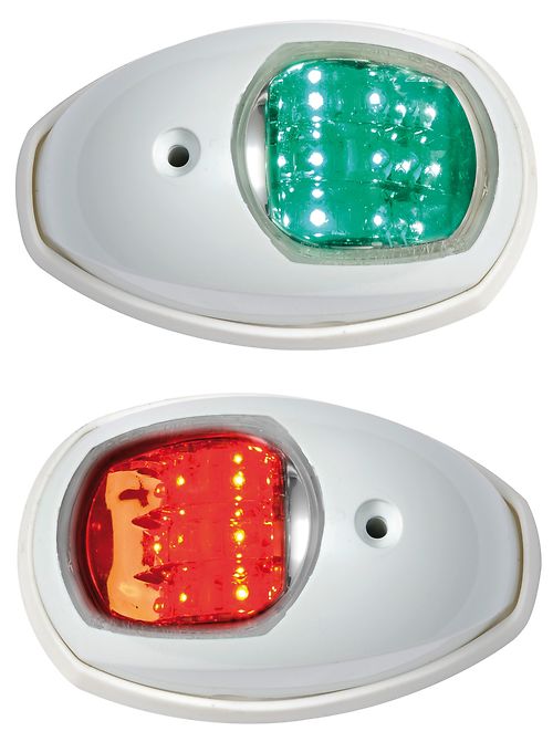 Kulkuvalopari LED Evoled - valkoinen ABS
