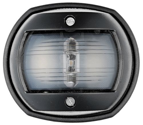 Kulkuvalo LED Compact 12 musta - valkoinen 135° perävalo