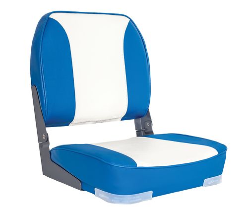 OS DELUXE FOLD DOWN SEAT UPHOLSTERED  BLUE/WHITE